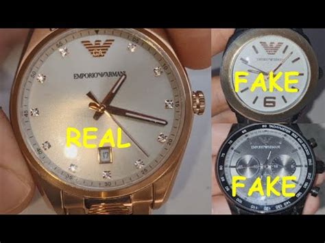 armani ar1737 fake|how to verify armani watch.